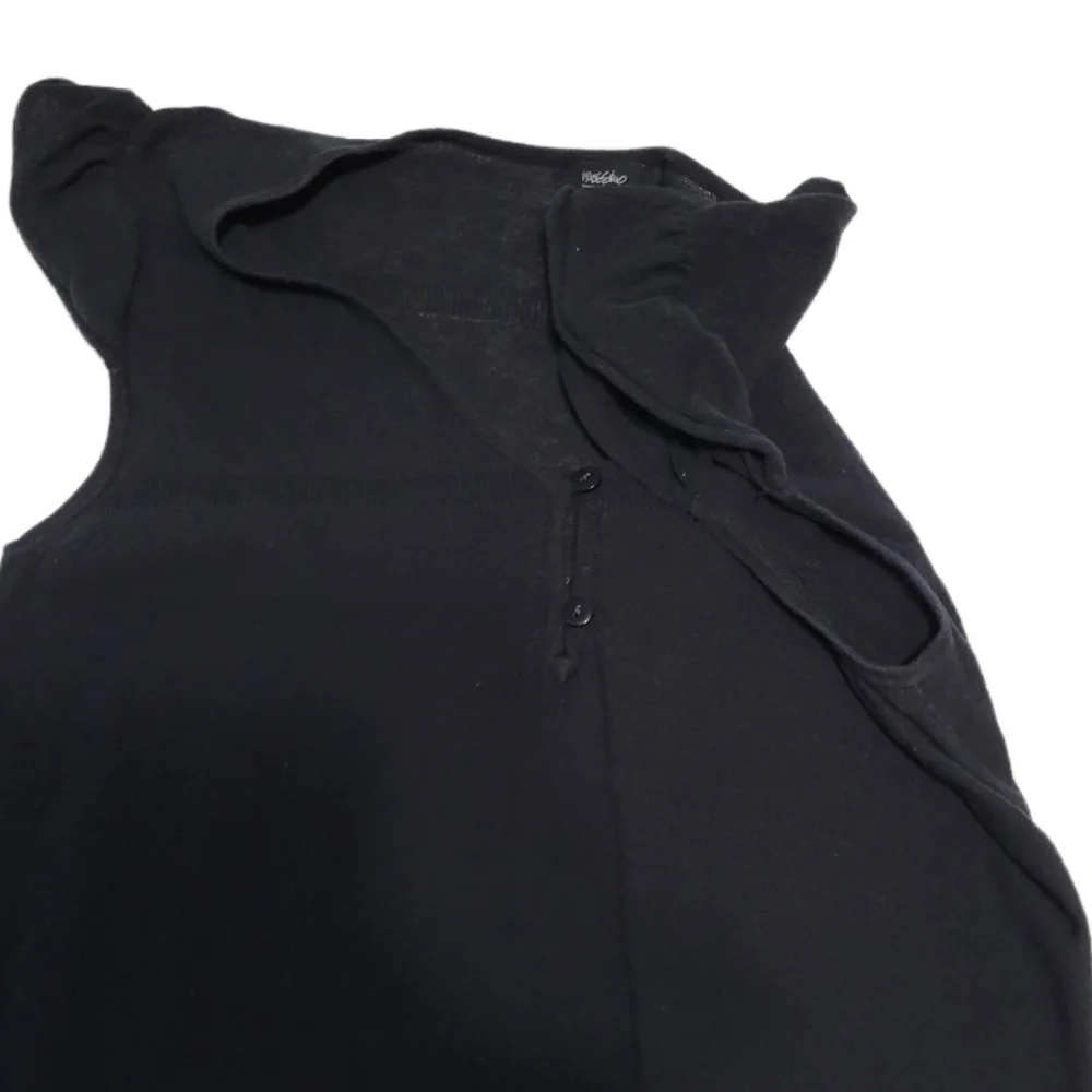 Mossimo Women's Vintage Size Small Fairy Grunge Top with Cap Sleeves Black